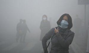 China Smoggy skies