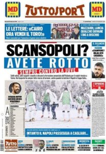 tuttosport prima pagina