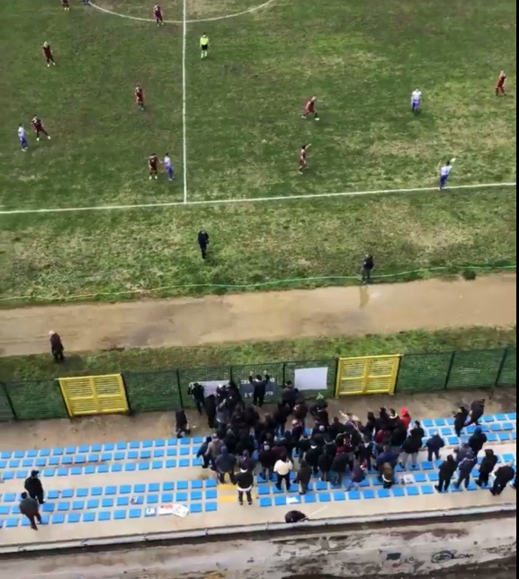 casoria stadio scontri