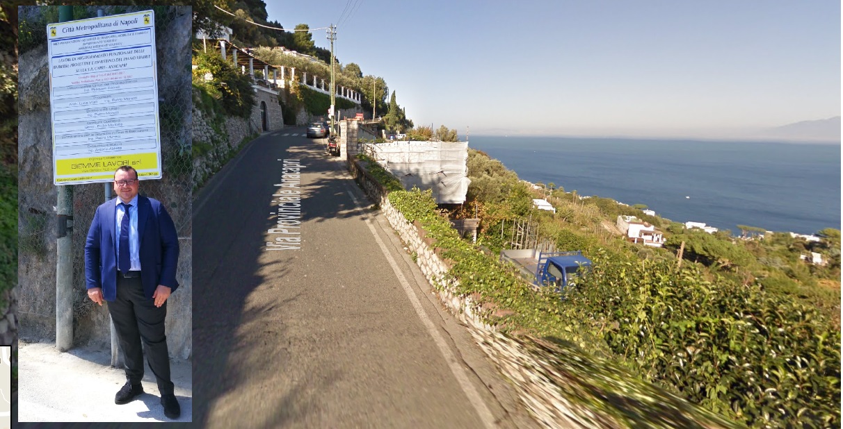 strada provinciale capri anacapri cacciapuoti