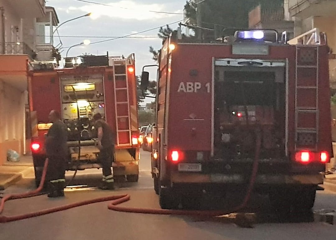 Incendio ad Acerra Via Palermo