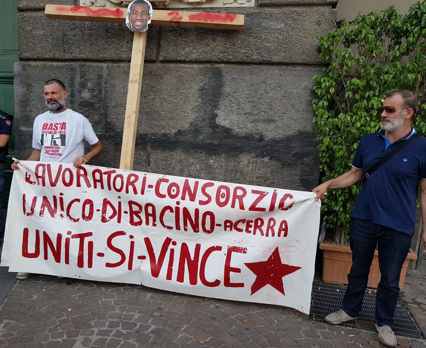 lavoratori cub protesta