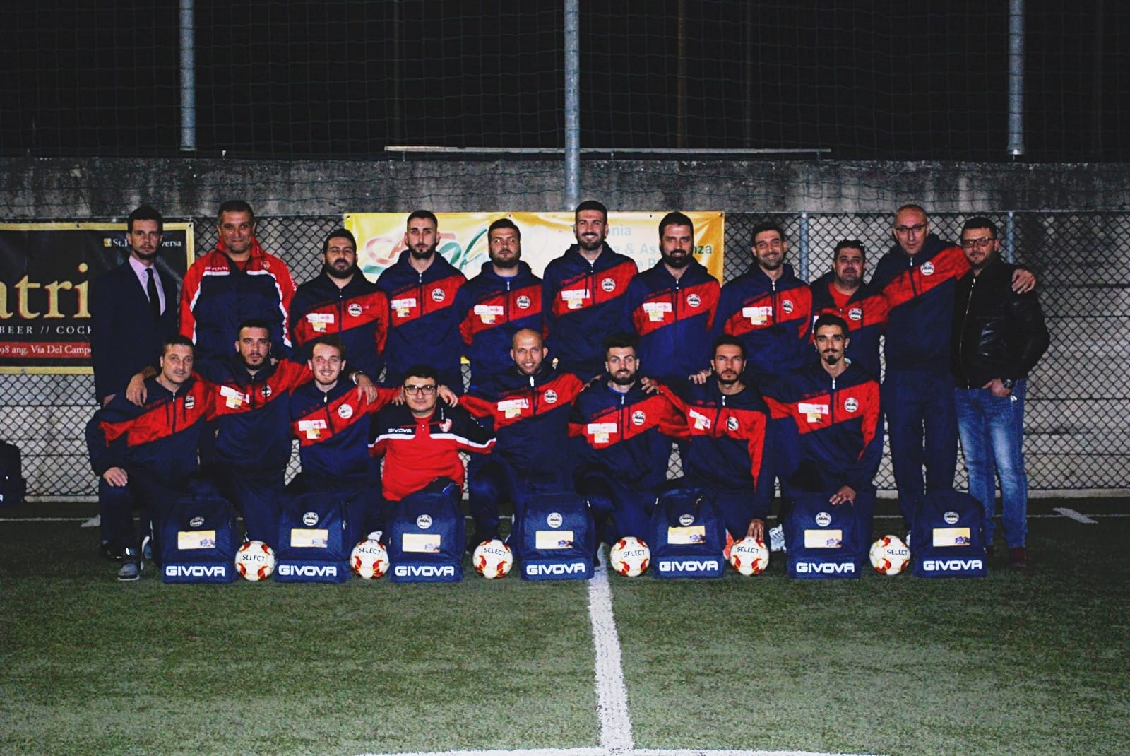 squadra e dirigenza Sporting Tigre Acerra