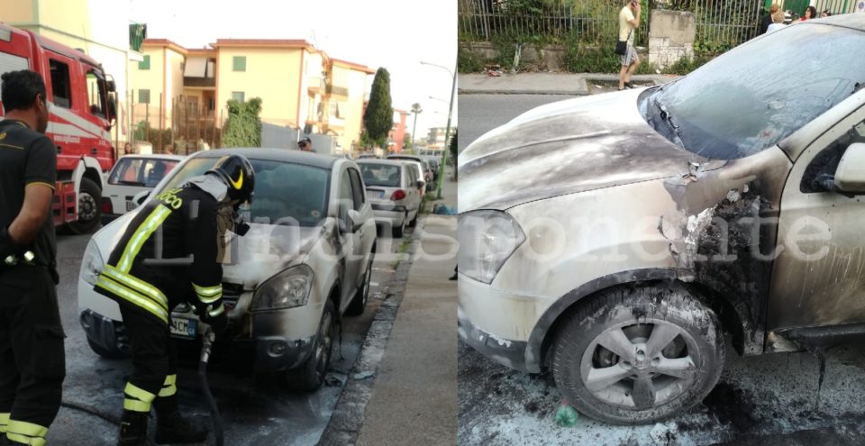 auto incendiata afragola (1)