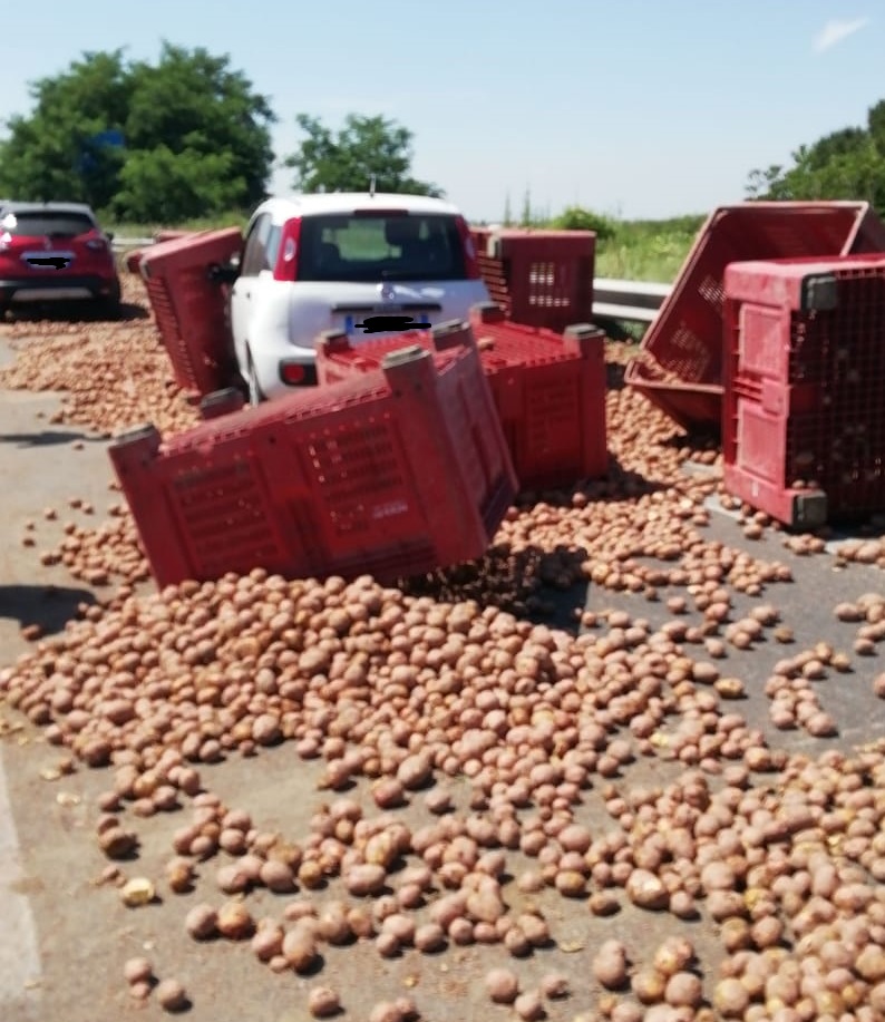 foto incidente asse mediano-patate