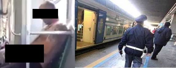 anziano si masturba sul treno caserta-napoli