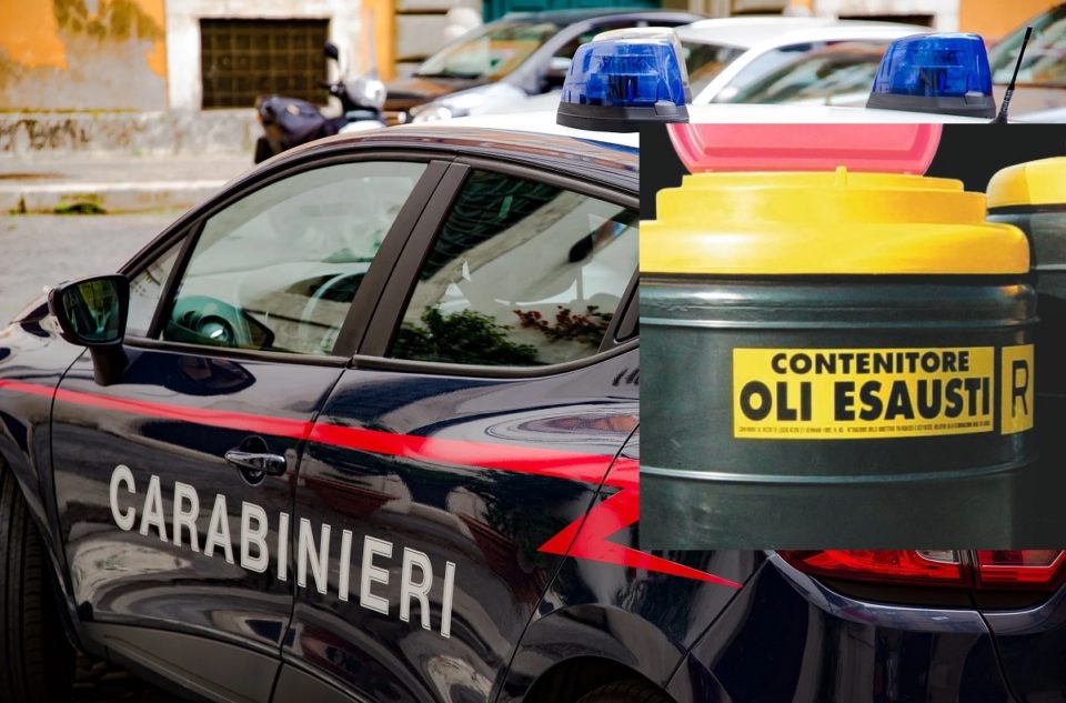 carabinieri afragola olio esausto